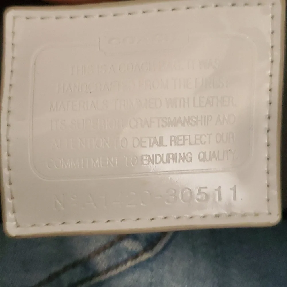 Coach sunburst yellow white stripe shoulder bag - Picture 14 of 16